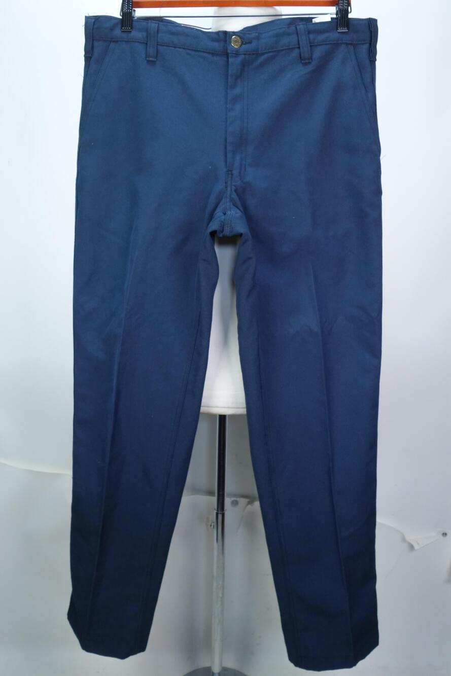 Workrite FR Pants Mens 36x30 Blue Nomex IIIA Chino Aramid Workwear Stationwear